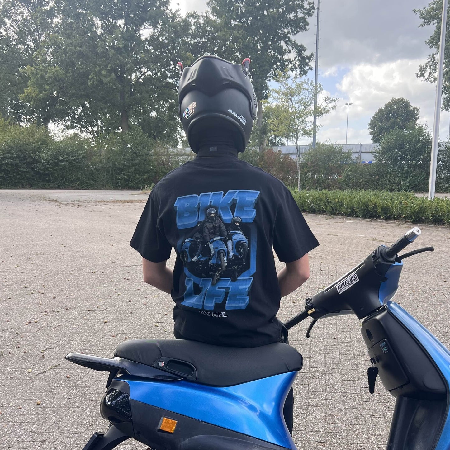 BikeLife T-Shirt 2.0 (Type 3) – Blauw - BikeLife Kleding