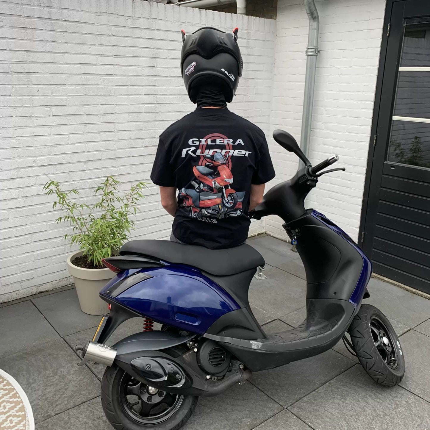 Gilera Runner T-Shirt – Rood - BikeLife Kleding