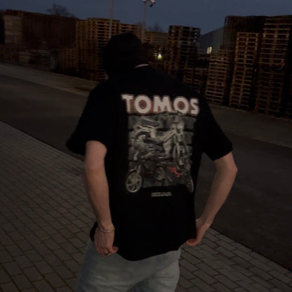 Tomos T-Shirt – Rood - BikeLife Kleding