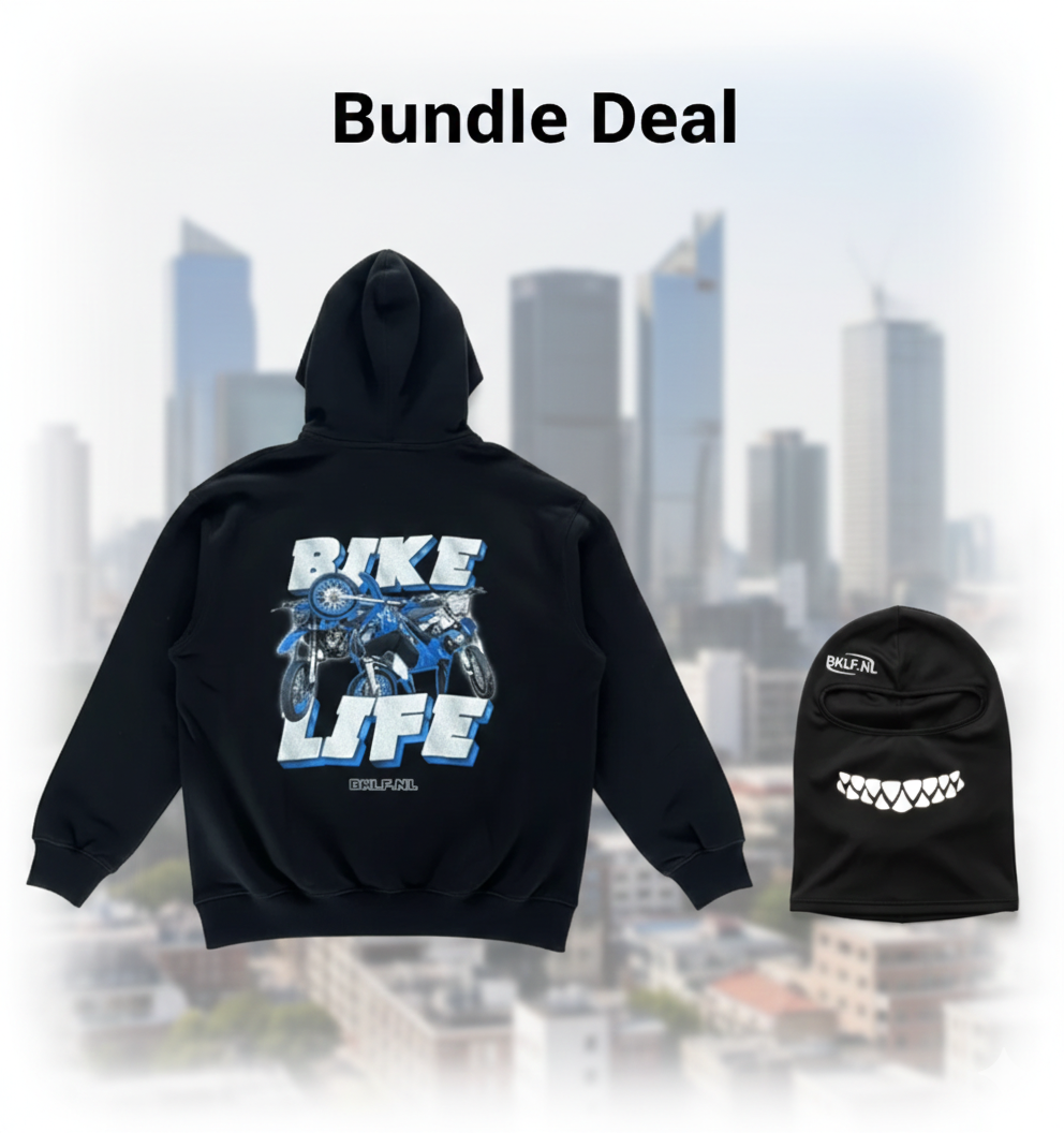 BikeLife Schakel Hoodie + SharkBivak Balaclava