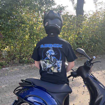 Yamaha Aerox T-Shirt – Blauw - BikeLife Kleding