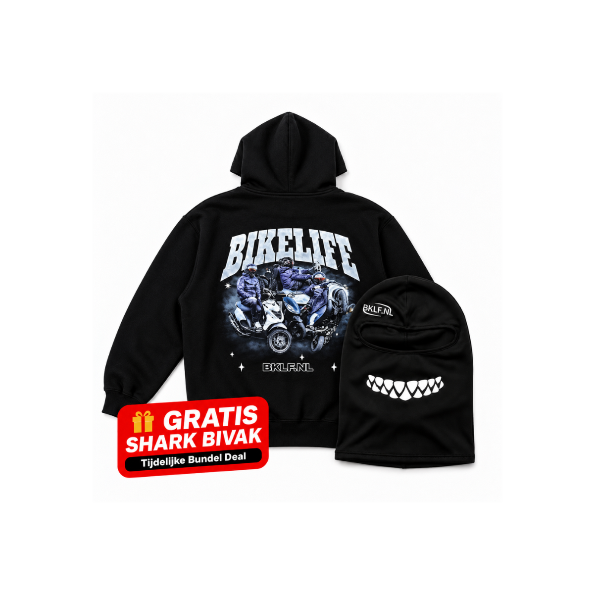 BUNDEL: OG Hoodie + Gratis SharkBivak