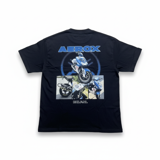 Yamaha Aerox T-Shirt – Blauw - BikeLife Kleding