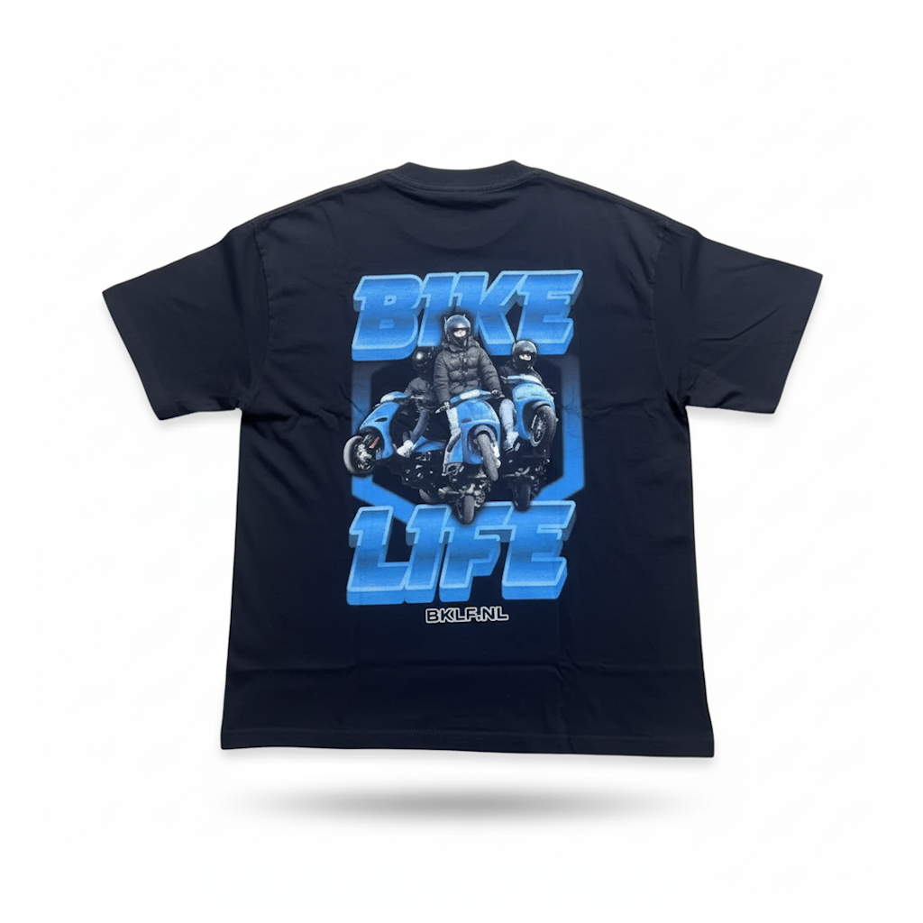 BikeLife T-Shirt 2.0 (Type 3) – Blauw - BikeLife Kleding