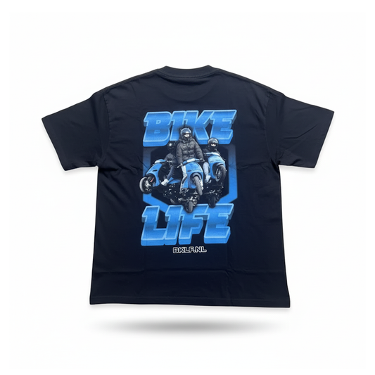 BikeLife T-Shirt 2.0 (Type 3) – Blauw - BikeLife Kleding