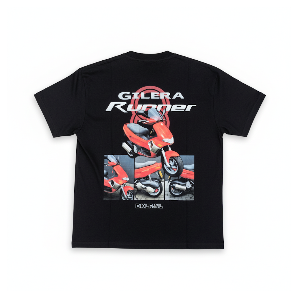 Gilera Runner T-Shirt – Rood - BikeLife Kleding