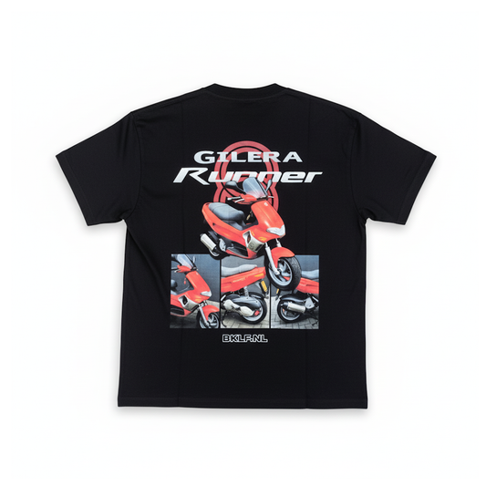 Gilera Runner T-Shirt – Rood - BikeLife Kleding