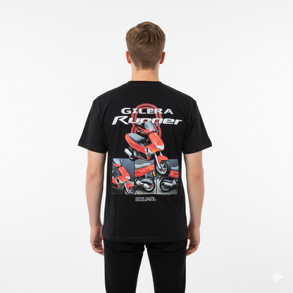 Gilera Runner T-Shirt – Rood - BikeLife Kleding