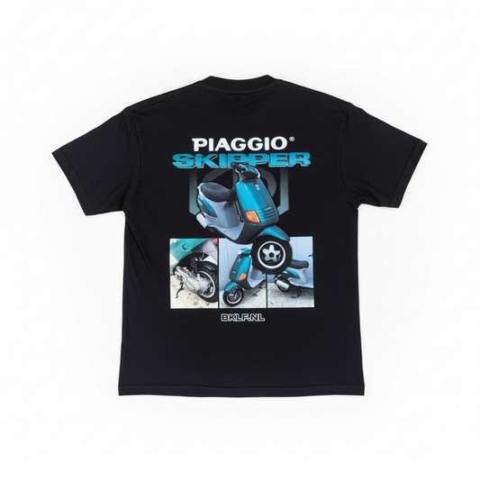 Piaggio Skipper T-Shirt – Groen - BikeLife Kleding