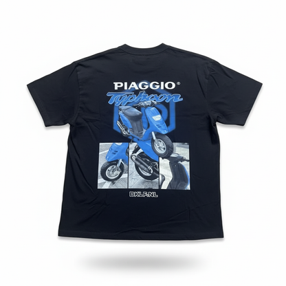 Piaggio Typhoon T-Shirt – Blauw - BikeLife Kleding